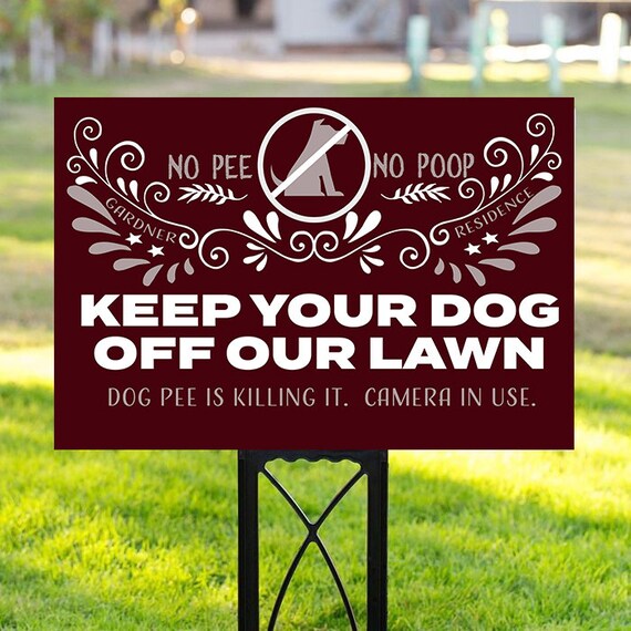 Metal Stake Private Property No Trespassing 18/"x12/" Yard Sign Coroplast