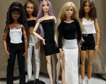 Barbie Doll Basic Sewing Patterns | 1/6 Scale Wardrobe Bundle (PDF Download)