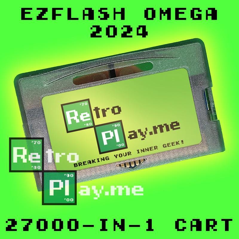 Customized EZFlash Omega 27000-in-1 cart! GB / GameBoyColor / GameBoyAdvance / NDS!