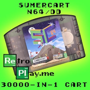 Aangepaste SummerCart64 30000-in-One Flashcart N64/DD!
