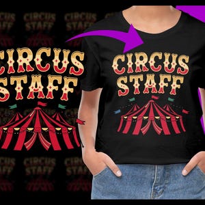 Circus Staff Circus Party Matching PNG, Free Commercial use, Instant Download