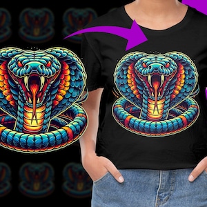 King Cobra Snake  PNG, Free Commercial use, Instant Download