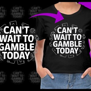 Can't wait to Gamble Today Poker Night Casino PNG, Free Commercial use, Instant Download