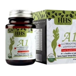 HHS A1 L-carnitine lépidium -30 gélules - 1 mois - À base de plantes