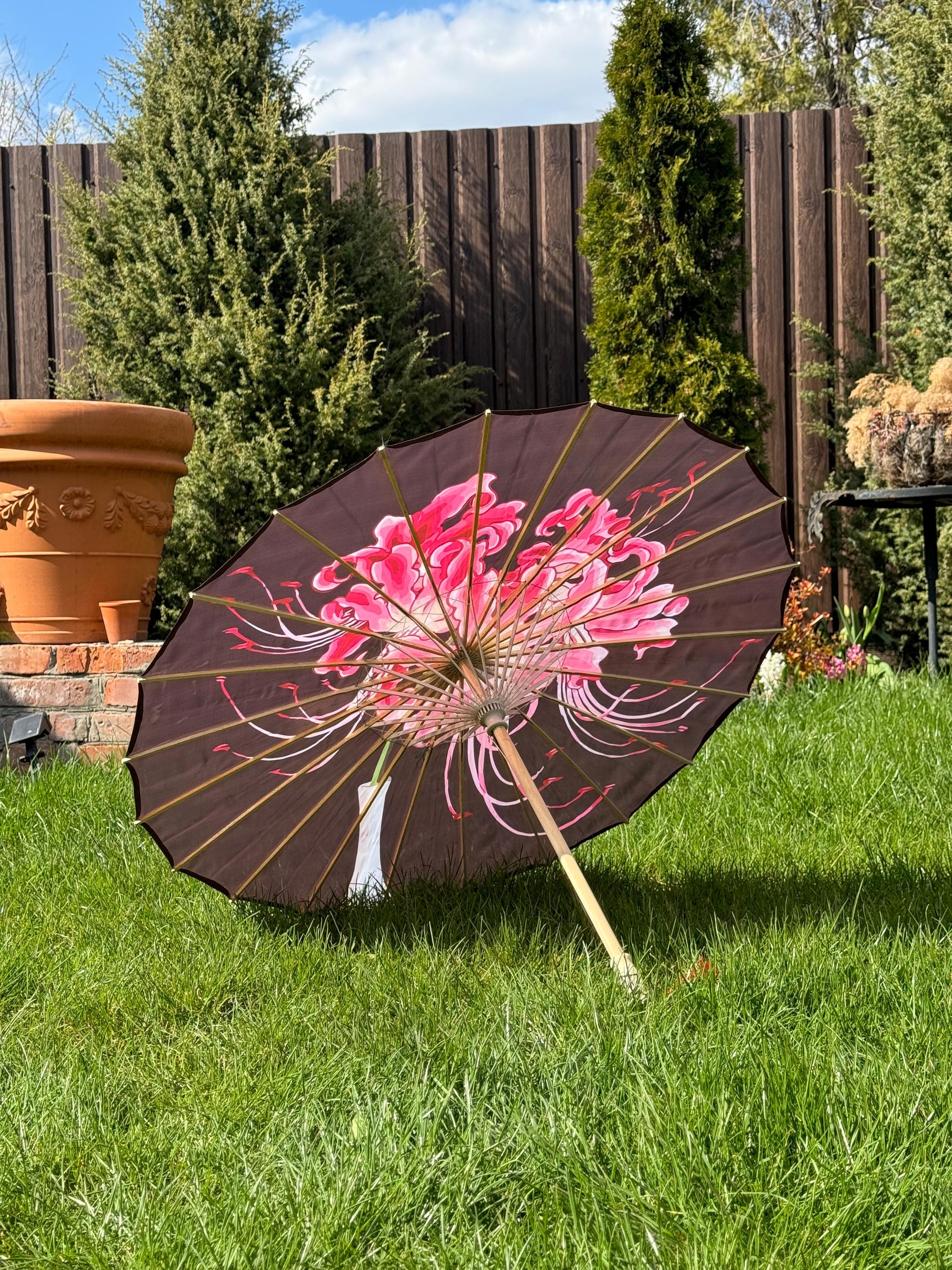 Japanischer Sonnenschirm, traditioneller eleganter asiatischer Regenschirm,  thailndischer dekorativer Bambusschirm fr Sonnenschutz - Etsy.de