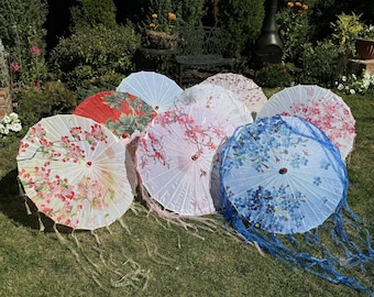 傘  古道具  ヴィンテージ  50s'  パラソル アンティーク Vintage parasol umbrella from the 50-60s, beautiful handle