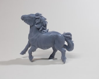 Caballo castrado de las Shetland 'Oziboo' - Modelo de resina impreso en 3D sin pintar - Bexbee
