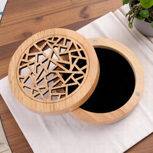 Aromatherapy Wooden Incense Burner Box – Solid Wood Cone Holder for Home Decor, Meditation & Relaxation