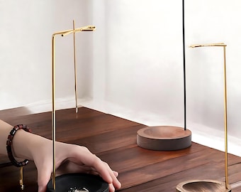 Modern Wood Incense Holder: Home Yoga Decor