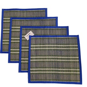 Handwoven Kusha Grass Puja Mat: Sacred Vedic Meditation Aasan