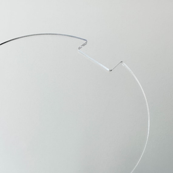 Acrylic Aquarium Lid with Cord Notch & Holes - Customizable
