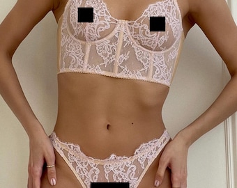 Transparent soft lilac lingerie see through, sheer bra panties lingerie, see through lingerie sets, sheer ladies lingerie, babydoll lingerie