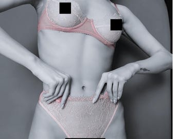 Dusty Rose lingerie see through, sheer bra panties lingerie, see through lingerie sets, sheer ladies lingerie, bridal plus size lingerie