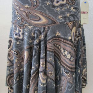 Retro print mix color skirt or tube dress plus made in U.S.A v60 image 1