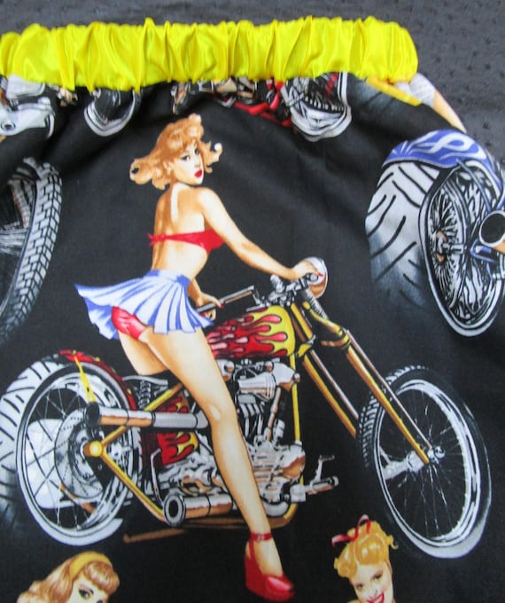 【EEUN】Spring Biker Skirt Hot Girls on Motorcycle Bikes Knee Length Skirt by Alexander