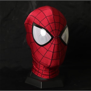 Customizable masks Handmade The Amazing Spider-Man 2 Cosplay mask with 3D printed face shell and magnetic lenses