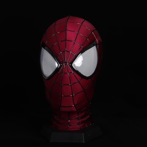 Customizable masks Handmade The Amazing Spider-Man 2 Cosplay mask with 3D printed face shell and magnetic lenses