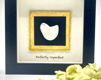 Personalised Heart Pebble Art, Framed Stone Picture, Nature Inspired Home Decor