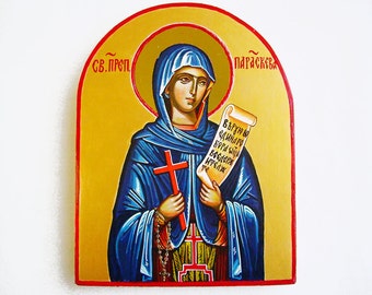 St. Petka - Parasceva -  Handpainted orthodox icon, MADE TO ORDER