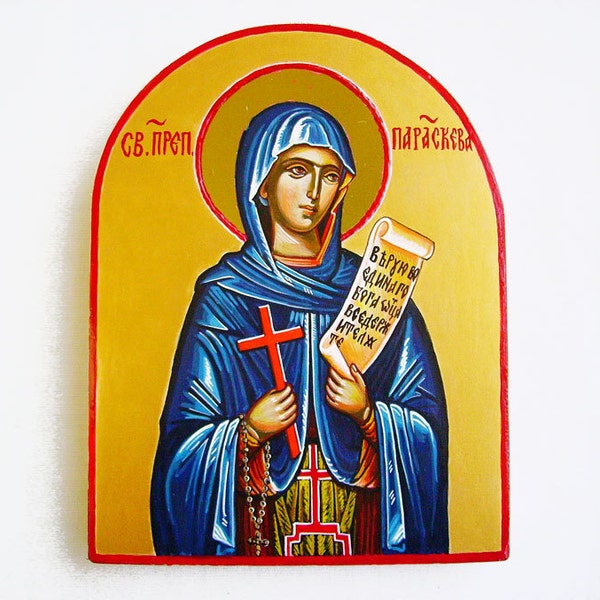 St. Petka - Parasceva -  Handpainted orthodox icon, MADE TO ORDER