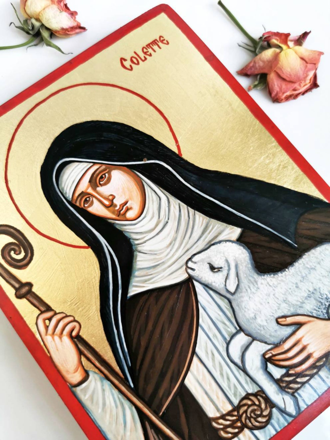 Saint Colette Icon Fertility Prayer Prayer for Conception - Etsy