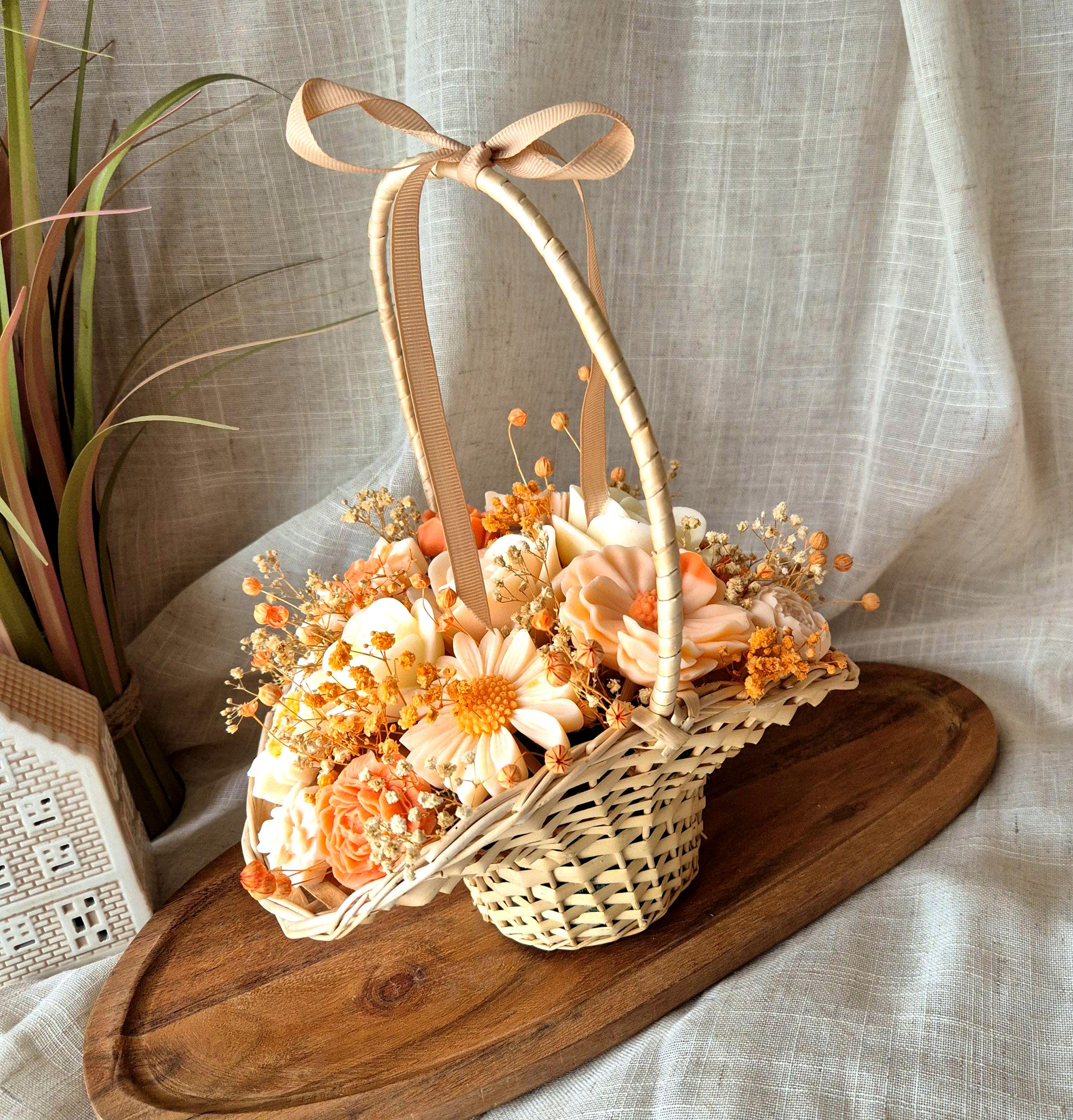 Korb mit blumen