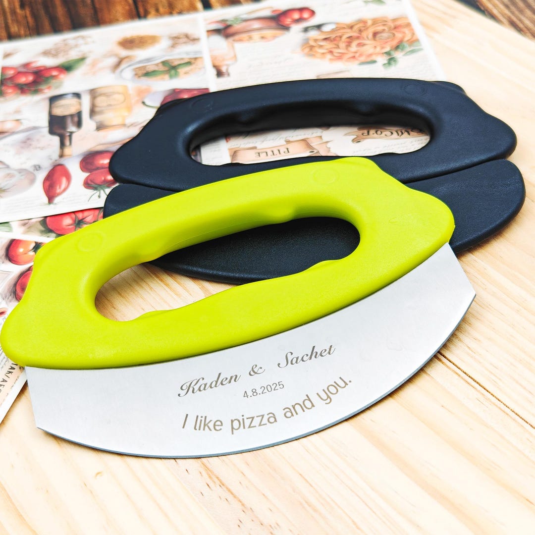 Custom Engraved Pizza Cutter: Personalized Kitchen Gift - Etsy
