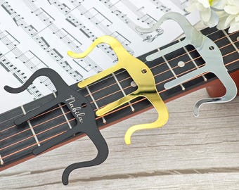 Personalized Music Bookmark: Stainless Steel Musician Gift