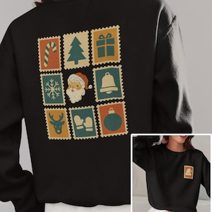 Christmas Sweatshirt Gift Festive Crewneck Jumper for Holiday Cheer Cozy Gift for Christmas Winter Celebration Family Gatherings Casual Wear