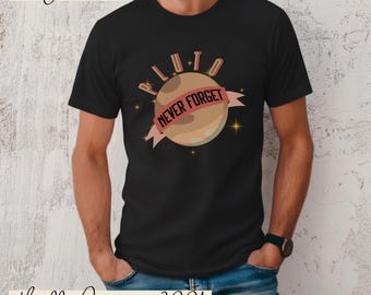 Camiseta retrô Plutão: Camiseta divertida com estampa nostálgica do espaço