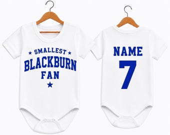 Personalised Blackburn Baby Grow | Smallest Blackburn Fan