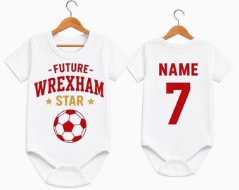 Personalised Wrexham Baby Grow | Future Wrexham Star