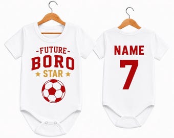 Personalised Middlesbrough Baby Grow | Future Boro Star