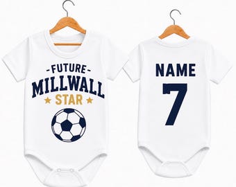 Personalised Millwall Baby Grow | Future Millwall Star