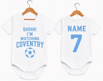 Personalised Coventry Baby Grow | Shhh! I’m Watching Coventry