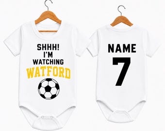 Personalised Watford Baby Grow | Shhh! I’m Watching Watford