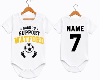 Personalised Watford Baby Grow | Born To Support Watford