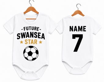Personalised Swansea Baby Grow | Future Swansea Star