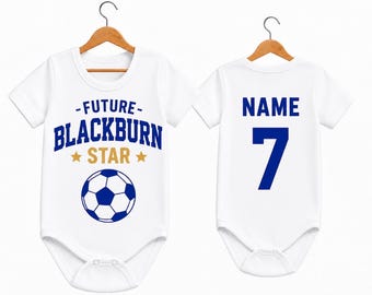 Personalised Blackburn Baby Grow | Future Blackburn Star