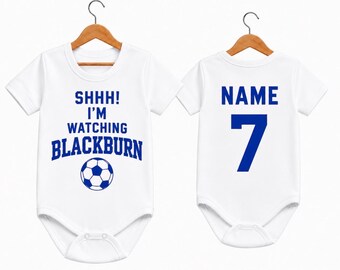 Personalised Blackburn Baby Grow | Shhh! I’m Watching Blackburn