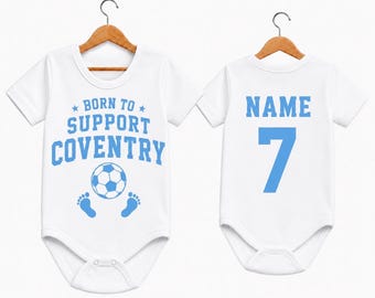 Personalised Coventry Baby Grow | Born To Support Coventry