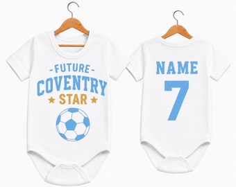 Personalised Coventry Baby Grow | Future Coventry Star