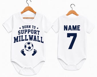 Personalised Millwall Baby Grow | Born To Support Millwall