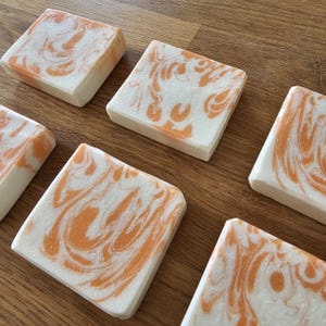 Natural Oil Soap Natural Soap Bar Organic Handmade Soap Eco Cold Process Soap Artisan Soap Gentle Body Soap Tvål - Scent Apelsin
