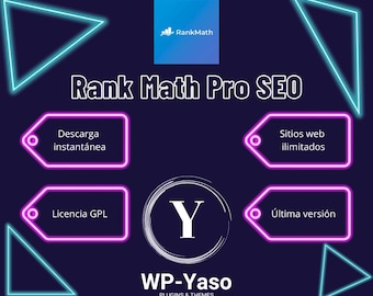 Rank Math Pro SEO - WordPress SEO Plugin, Lifetime Updates, GPL