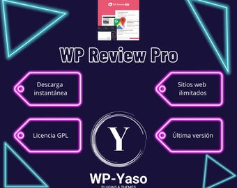 WP Review Pro GPL – Create professional reviews with ratings and scores – Latest Version – Unlimited Sites