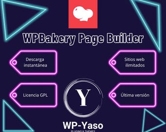 WPBakery Page Builder GPL – Créez des pages professionnelles avec l'éditeur visuel WordPress de référence – Dernière version – Sites illimités