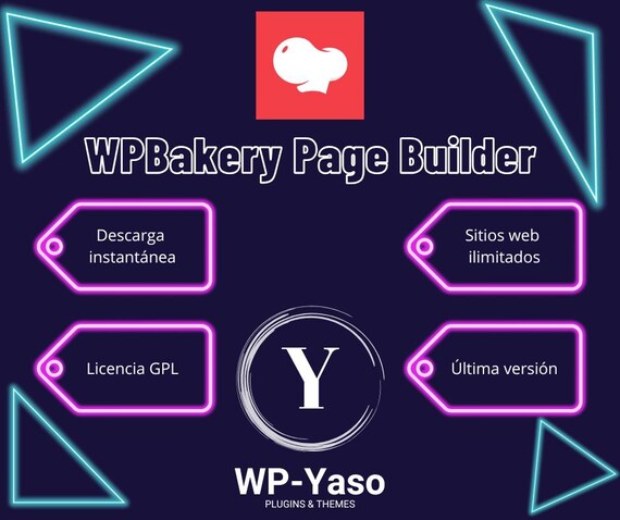 WPBakery Page Builder GPL – Crea páginas profesionales con el editor visual líder de WordPress – Última Versión – Sitios Ilimitados