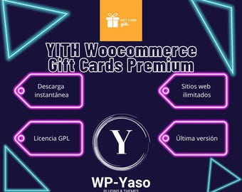 YITH WooCommerce Cartes cadeaux Premium GPL – Créez et gérez des cartes cadeaux personnalisées – Dernière version – Sites illimités
