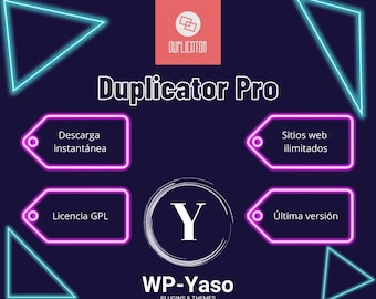 Duplicator Pro - Plugin de Backup y Migración para WordPress, Updates de por Vida, GPL